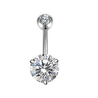 Simple Style Geometric Stainless Steel Plating Belly Ring 1 Piece sku image 17