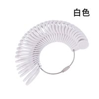 Standard Hong Kong Plastic Ring Finger Size Measuring Ring Number Measuring Ring Shank Ring Number Measuring Tool sku image 26