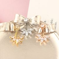 Fashion Flower Stainless Steel Plating Belly Ring 1 Piece main image 6