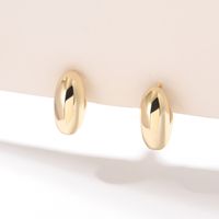 1 Pair Fashion C Shape Plating Alloy Ear Studs main image 6