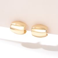 1 Pair Fashion C Shape Plating Alloy Ear Studs sku image 5