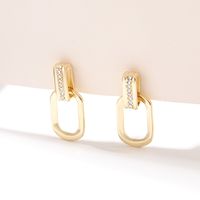 1 Pair Fashion C Shape Plating Alloy Ear Studs sku image 13