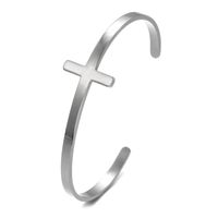 Classic Style Cross Alloy Plating Women's Bangle 1 Piece sku image 1