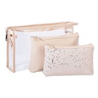 Women's All Seasons Pvc Pu Leather Solid Color Fashion Sequins Square Cosmetic Bag main image 4