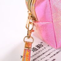 Women's Medium All Seasons Pu Leather Solid Color Fashion Pillow Shape Zipper Cosmetic Bag main image 2