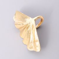 Fashion Ginkgo Leaf Alloy Plating Women's Rings 1 Piece main image 1