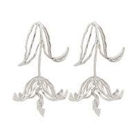 Fashion Flower Metal Plating Women's Drop Earrings 1 Pair sku image 3