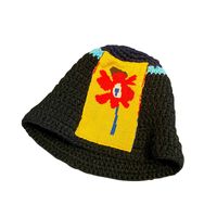 Women's Fashion Flower Handmade Wide Eaves Bucket Hat main image 3