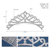 Formal Crown Alloy Inlay Rhinestones 1 Piece sku image 2