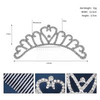 Formal Crown Alloy Inlay Rhinestones 1 Piece sku image 3