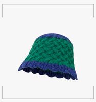 Women's Fashion Lingge Handmade Wide Eaves Bucket Hat sku image 3