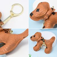 Cartoon Style Dog Metal Unisex Bag Pendant Keychain 1 Piece main image 3