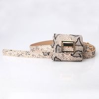 Punk Solid Color Pu Leather Women's Leather Belts 1 Piece sku image 5