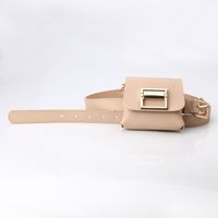 Punk Solid Color Pu Leather Women's Leather Belts 1 Piece sku image 1