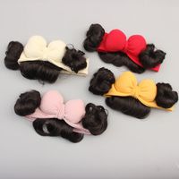 Ethnic Style Bow Knot Cloth Patchwork Wigs Hair Band main image 2