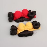 Ethnic Style Bow Knot Cloth Patchwork Wigs Hair Band main image 6