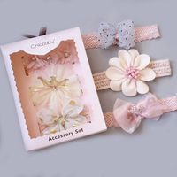 Cute Flower Bow Knot Lace Printing Hair Band main image 1