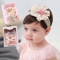Cute Flower Bow Knot Lace Printing Hair Band main image 5