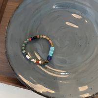 Retro Geometrisch Harz Perlen Armbänder sku image 6