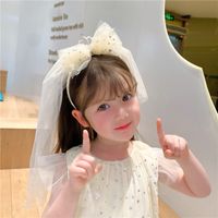 Cartoon Style Crown Bow Knot Rhinestones Hair Band main image 2