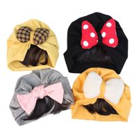 Children Unisex Cute Bow Knot Bowknot Baby Hat main image 5