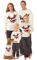 Cartoon Style Elk Polyester Pants Sets Family Matching Outfits sku image 7