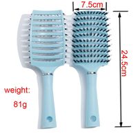 Fashion Solid Color Plastic Hair Combs main image 3
