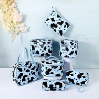 Women's Medium All Seasons Pu Leather Cows Fashion Pillow Shape Bucket Zipper Cosmetic Bag main image 6