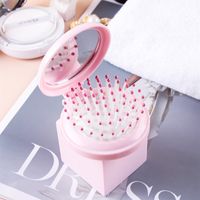 Basic Round Solid Color Abs Hairdressing Comb main image 1