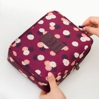 Women's All Seasons Oxford Cloth Flower Fashion Square Zipper Cosmetic Bag main image 3