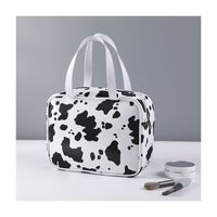 Women's Medium All Seasons Pu Leather Cows Fashion Pillow Shape Bucket Zipper Cosmetic Bag main image 5