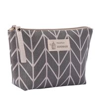 Damen All Seasons Canvas Printing Mode Square Zipper Kosmetik Tasche main image 3