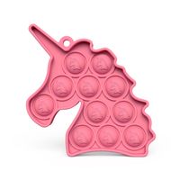 Cute Animal Silica Gel Children Unisex Bag Pendant Keychain 1 Piece main image 3