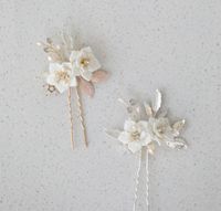 Sweet Flower Metal Artificial Pearls main image 1