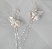 Sweet Flower Metal Artificial Pearls 1 Piece sku image 2