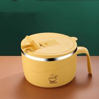 Fashion Solid Color Stainless Steel Food Containers 1 Piece main image 4
