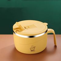 Fashion Solid Color Stainless Steel Food Containers 1 Piece sku image 2