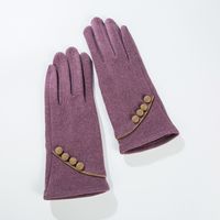Women's Elegant Solid Color Polyester Cotton Gloves 1 Pair main image 5