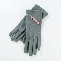 Women's Elegant Solid Color Polyester Cotton Gloves 1 Pair sku image 2