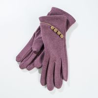 Women's Elegant Solid Color Polyester Cotton Gloves 1 Pair sku image 3