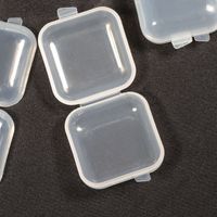 Simple Style Solid Color Plastic Jewelry Boxes 1 Piece main image 4