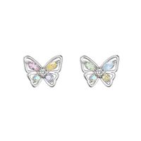 Fashion Butterfly Brass Plating Ear Studs 1 Pair main image 4