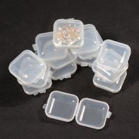 Simple Style Solid Color Plastic Jewelry Boxes 1 Piece main image 1