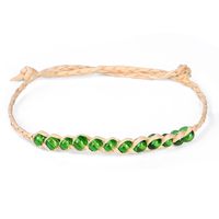 Estilo Étnico Color Sólido Sorbete Cristal Mujeres Pulsera 1 Pieza sku image 2