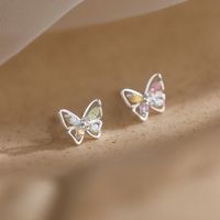 Fashion Butterfly Brass Plating Ear Studs 1 Pair main image 3