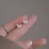 Fashion Butterfly Brass Plating Ear Studs 1 Pair main image 2