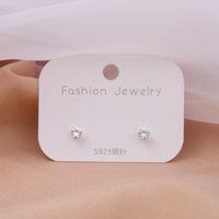Simple Style Flower Copper Plating Ear Studs 6 Pieces sku image 1