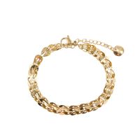 Ins Style Leaf Titanium Steel Plating Bracelets 1 Piece main image 2