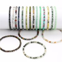 Simple Style Marble Natural Stone Beaded Bracelets main image 1