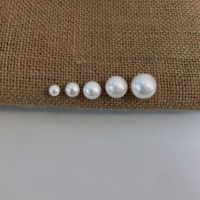Simple Style Pearl Alloy Stoving Varnish Artificial Pearls Women's Ear Studs 1 Pair main image 2